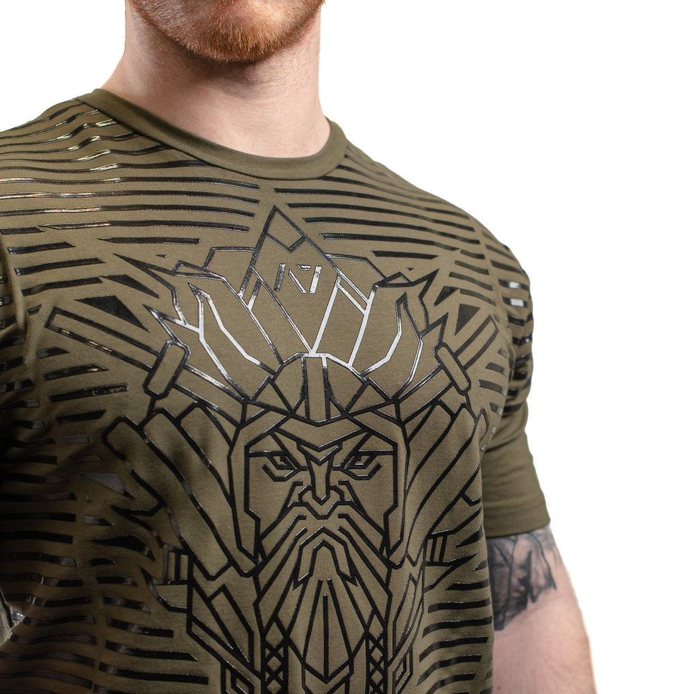 Vikings of Valhalla US Golden Viking Shirt Black / XL