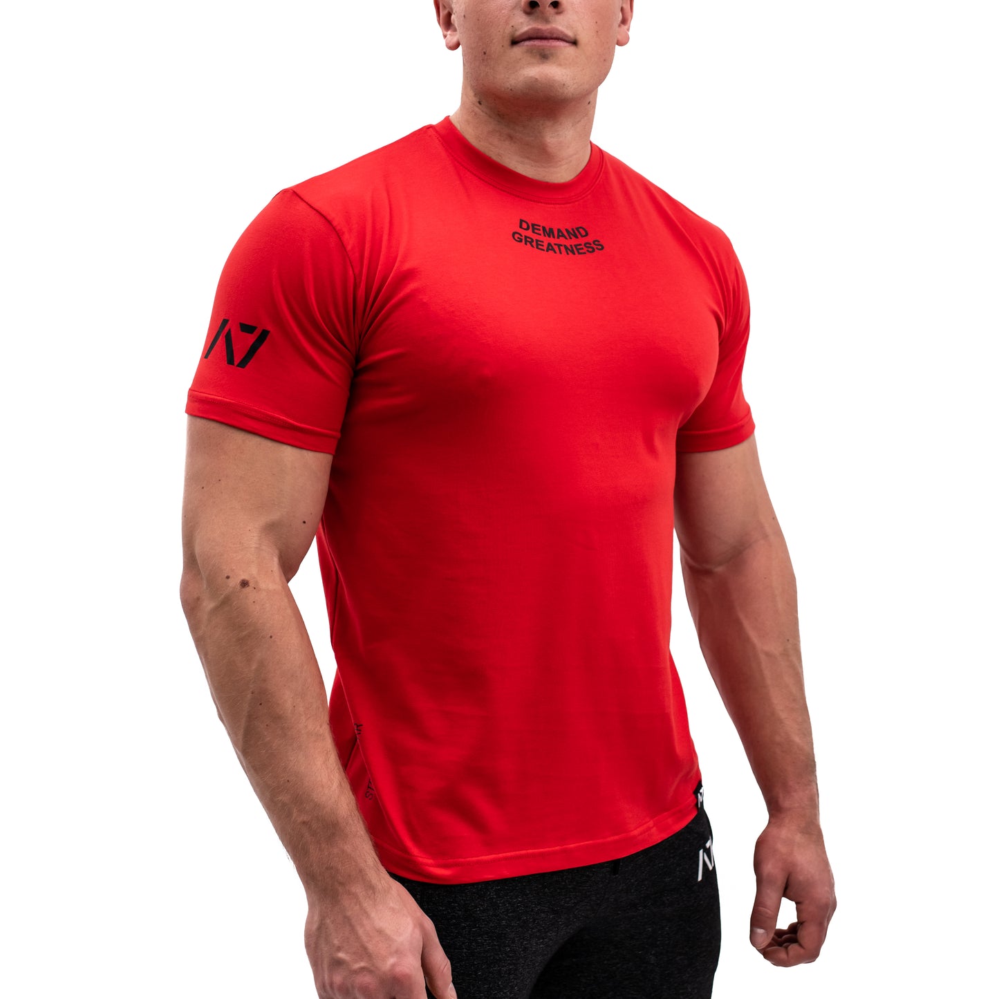 
                  
                    Demand Greatness IPF Approved Logo Men's Meet Shirt - Red
                  
                