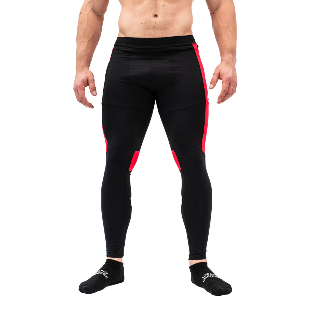 OX Men's Workout Compression Pants - Ember | A7