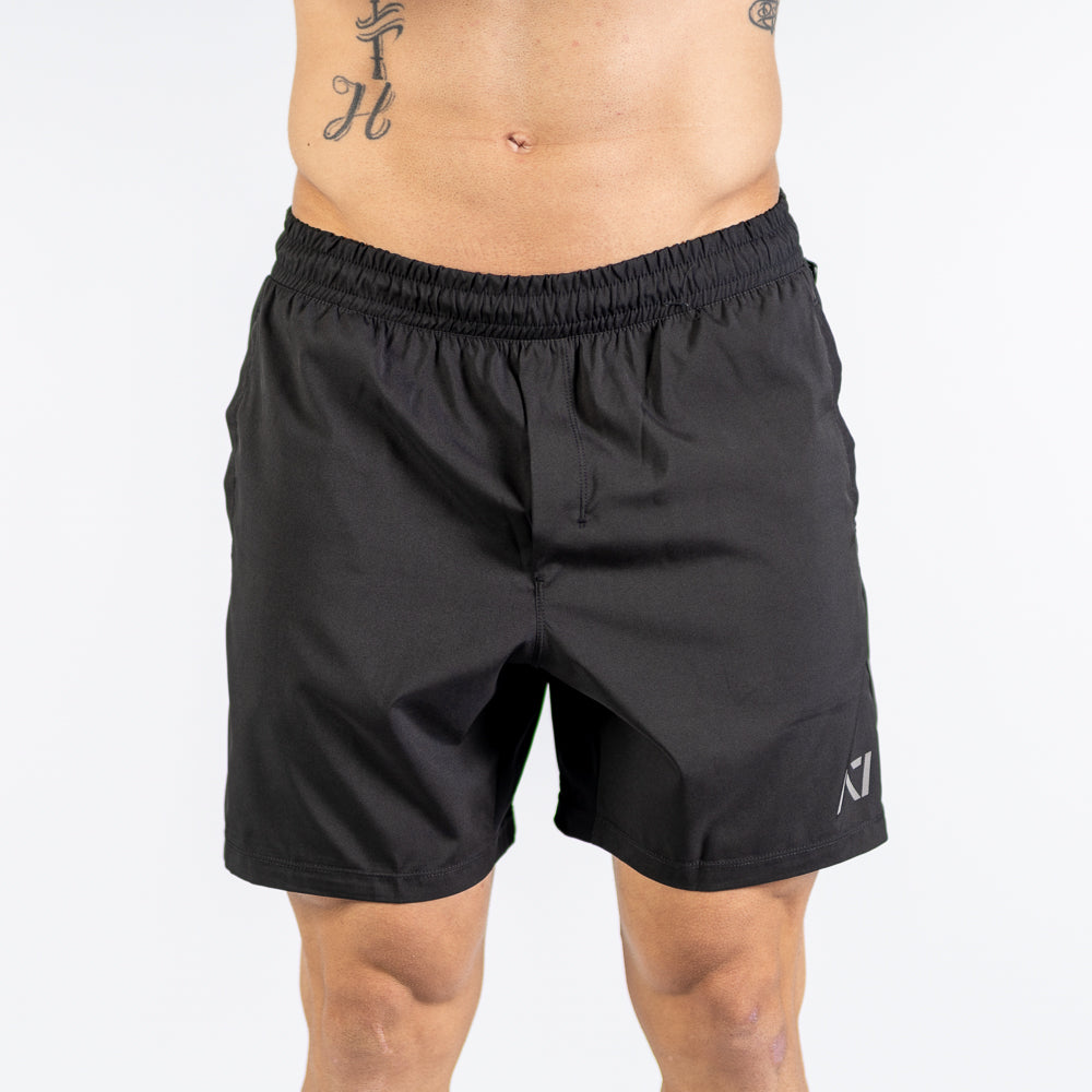 
                  
                    Men's Center-stretch Squat Shorts - Black
                  
                