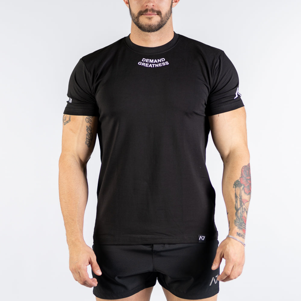 
                  
                    Demand Greatness IPF Approved Logo Men's Meet Shirt - Black
                  
                