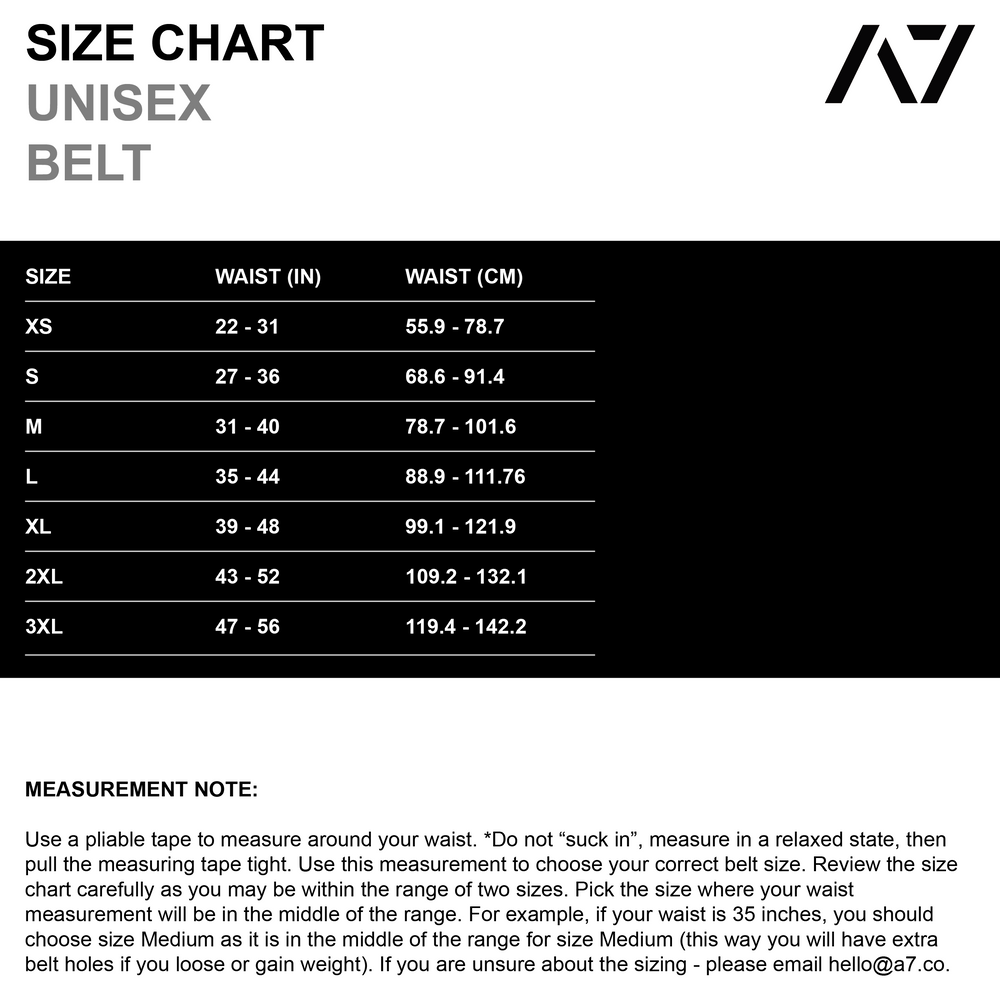 A7 IPF Approved Lever Belt | Pioneer Powerlifting Lever Belt