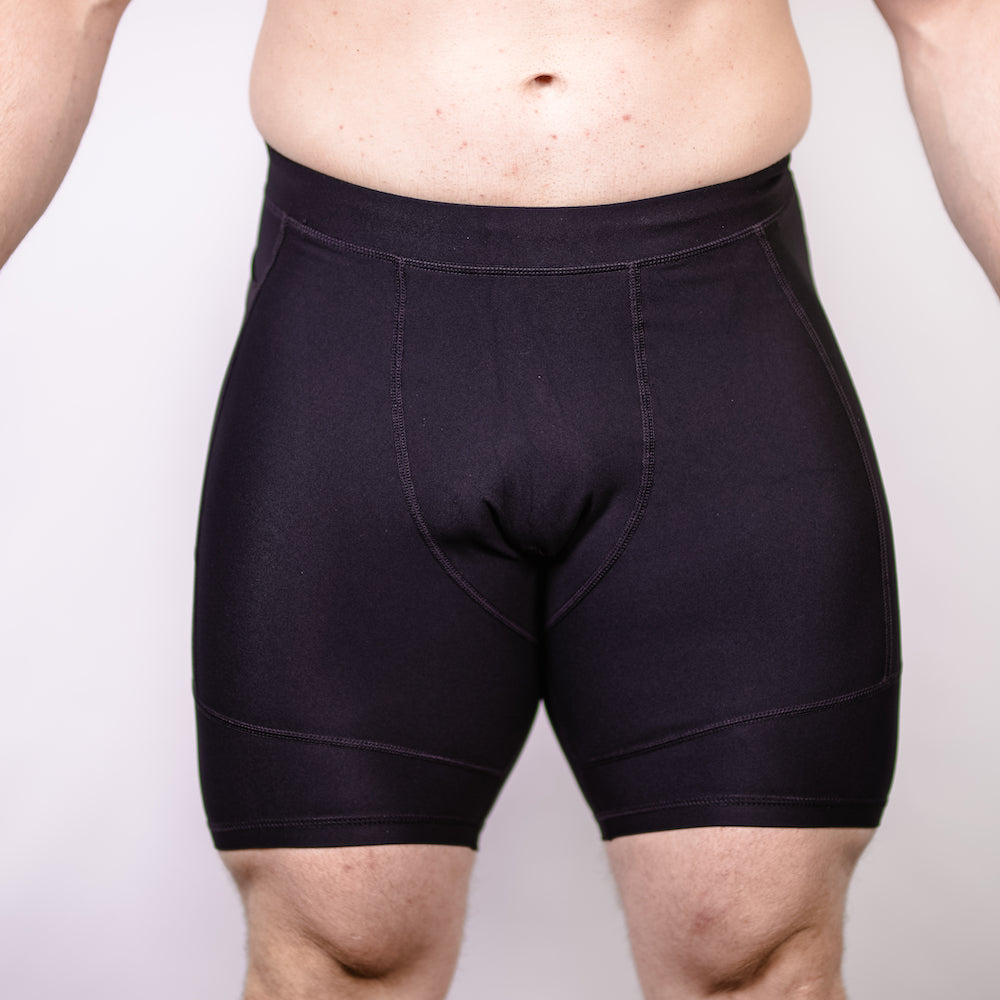 Men's OX Black Compression Shorts  Compression Shorts for Men – A7